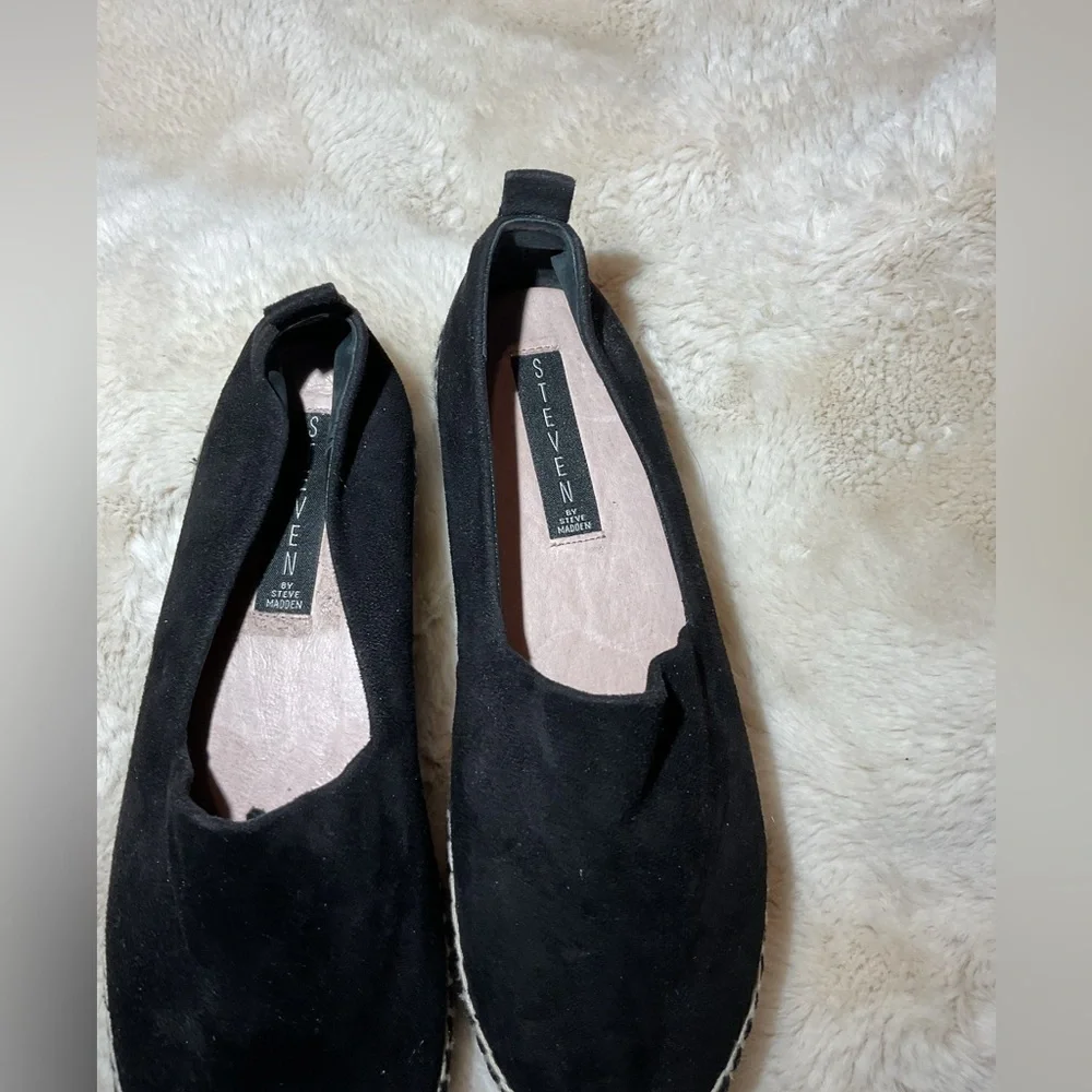 Steven by Steve Madden Pipah black espadrille